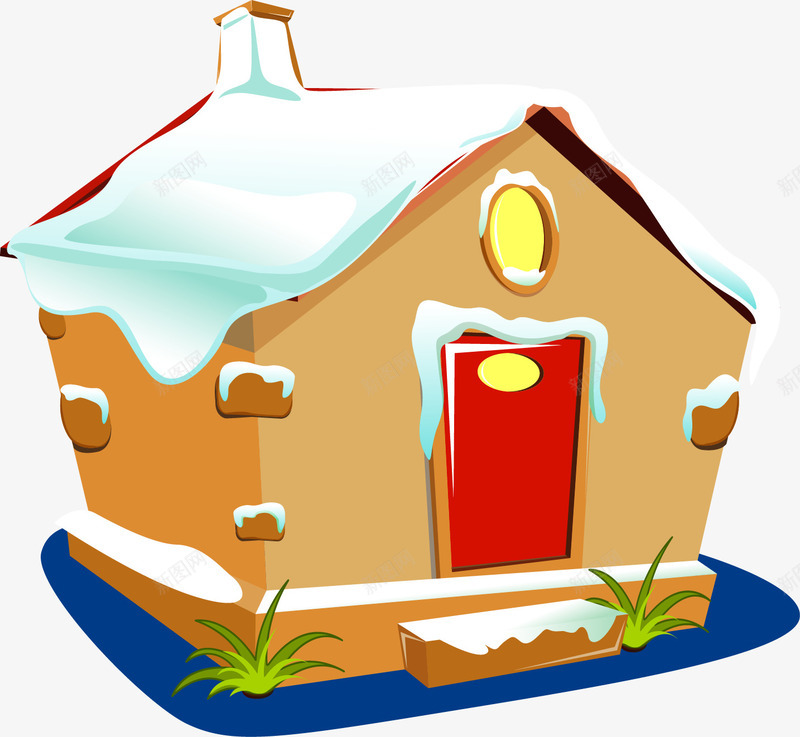 冬季大雪中的小屋png免抠素材_88icon https://88icon.com 冬季大雪中的小屋矢量图 冬季小屋矢量 矢量冬季大雪中的小屋 雪中的小屋矢量图