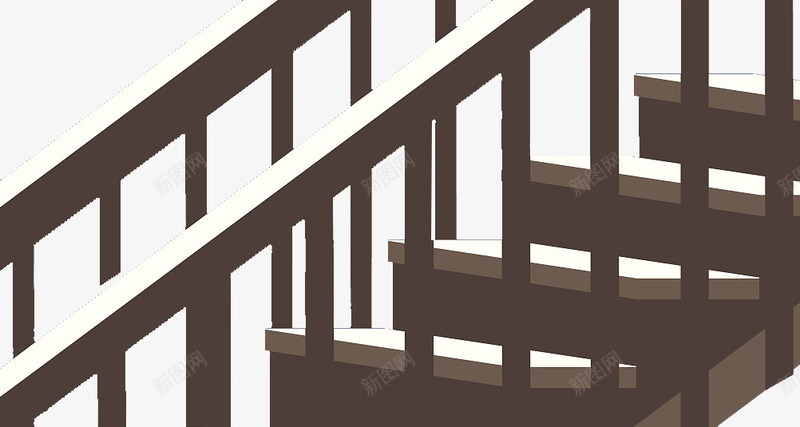 手绘扁平化楼梯间插图png免抠素材_88icon https://88icon.com 扁平化 扁平楼梯 手绘 木质楼梯 楼梯一角插图 楼梯间