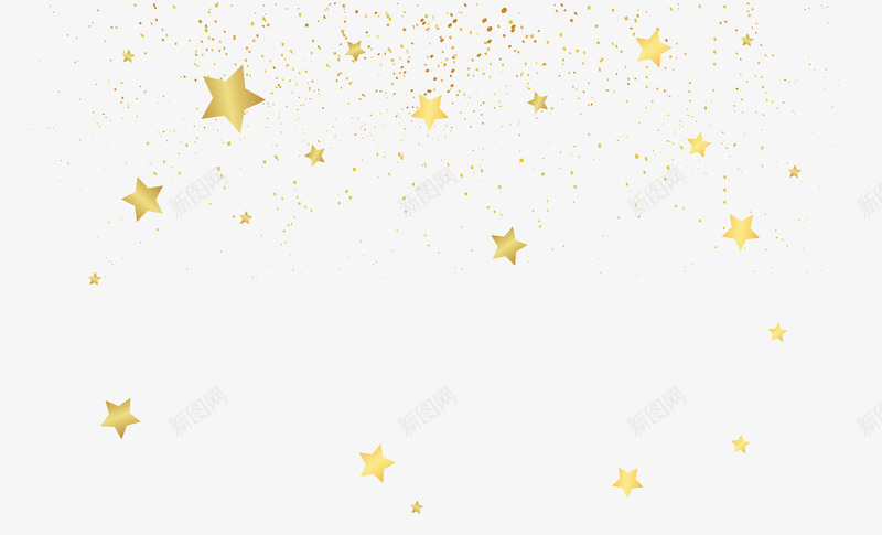 空中漂浮的金色星星碎片png免抠素材_88icon https://88icon.com 星星 星星动画 星星花纹 漂浮的金沙 矢量png 金沙 金色星星