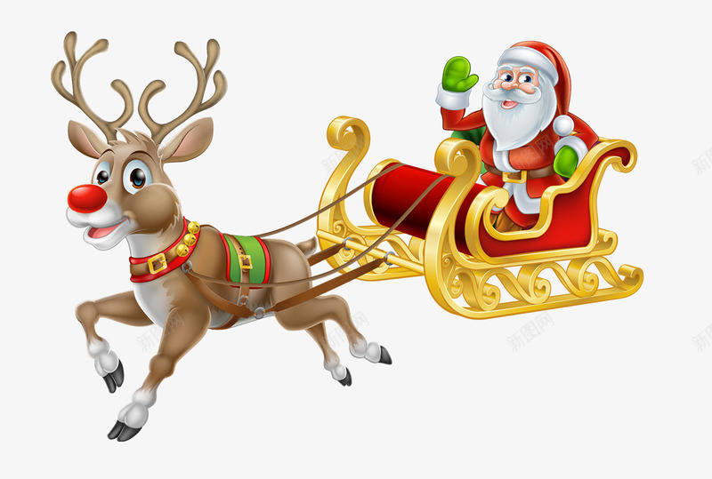 精美的圣诞老人和小鹿图psd免抠素材_88icon https://88icon.com 免抠 免抠图 圣诞老人 圣诞节 小鹿 小鹿剪影 精美 鹿 麋鹿