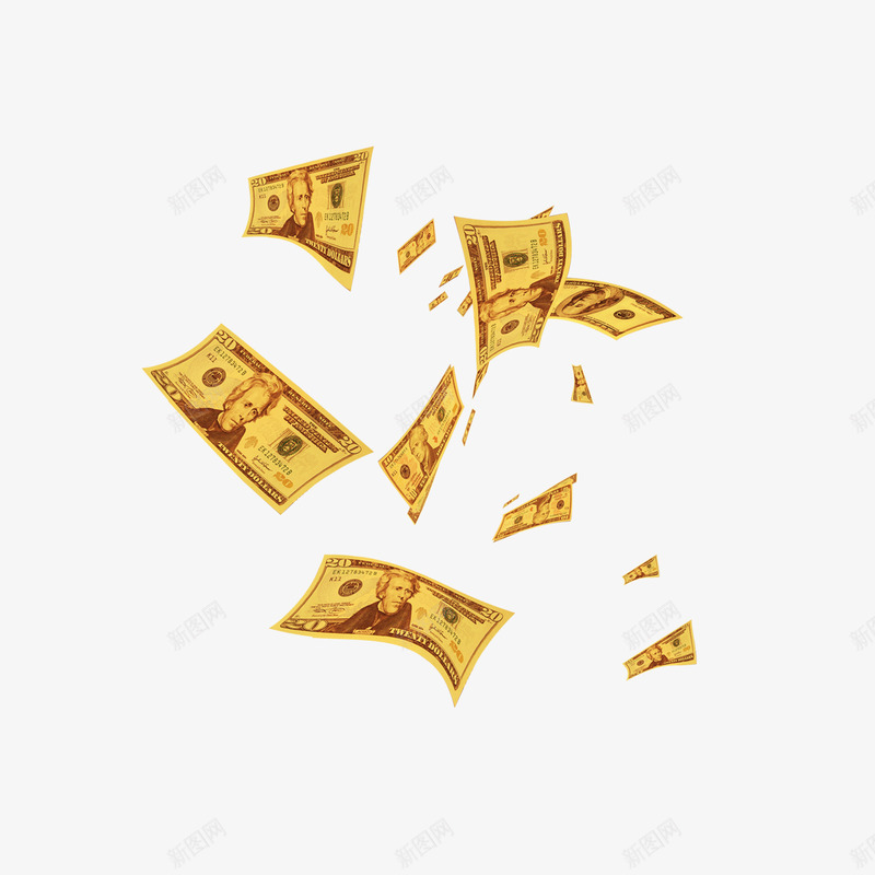 金融纸币钞票png免抠素材_88icon https://88icon.com 大气 海报 漂浮 纸币 金融 飞舞的钞票