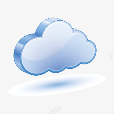 科技折线图云服务图标图标