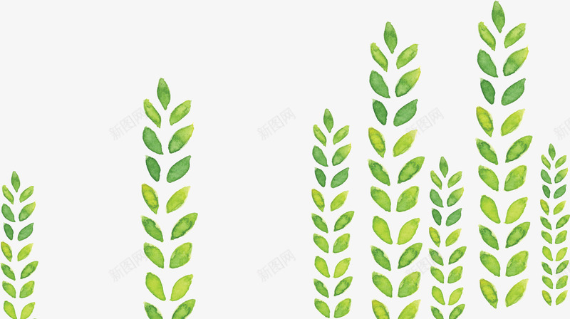 手绘绿色卡通漫画植物小草png免抠素材_88icon https://88icon.com 卡通 植物 漫画 绿色