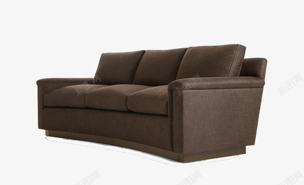 褐色简约沙发卡通沙发样品沙发图标图标