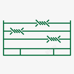 军用铁丝网装饰案矢量图素材