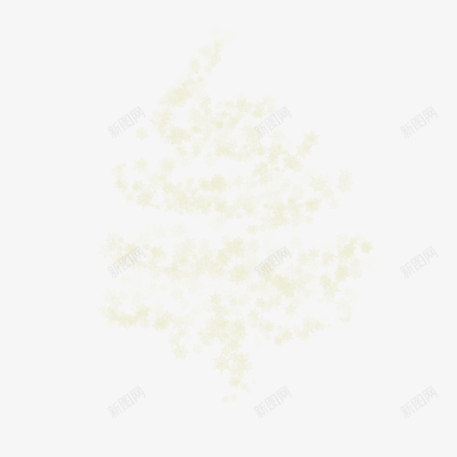 金色雪花树png免抠素材_88icon https://88icon.com 大树 树子 雪花