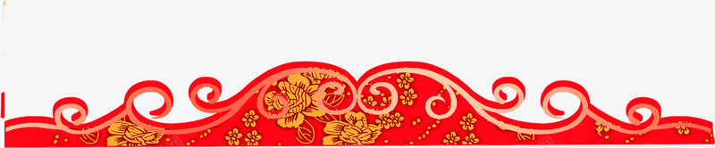 红色新年春节花纹png免抠素材_88icon https://88icon.com 新年 春节 红色 花纹