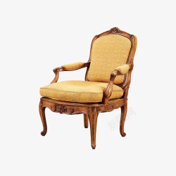 实物欧式木椅子素材