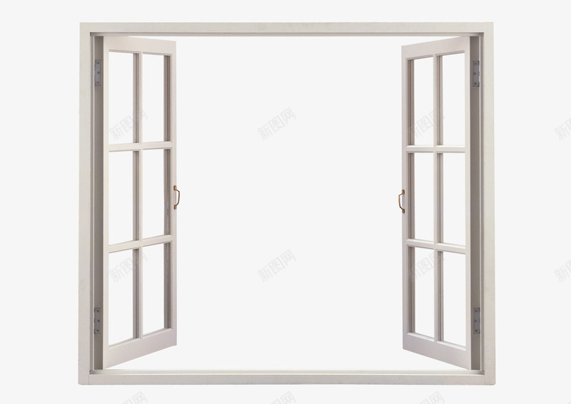 白色打开的木头窗户背景png免抠素材_88icon https://88icon.com 打开 木头 白色 白色窗框 窗户 背景