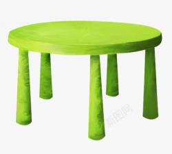 绿色小清新椅子凳子素材