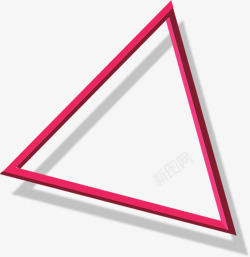 立体三角漂浮装饰素材