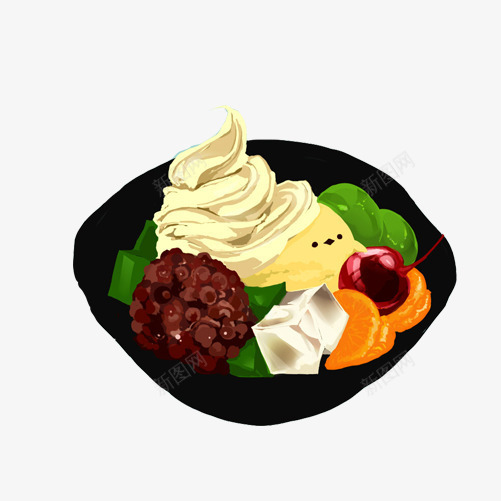 蔬菜沙拉手绘画片png免抠素材_88icon https://88icon.com 减肥餐 奶油 手绘色彩画 沙拉 蔬菜