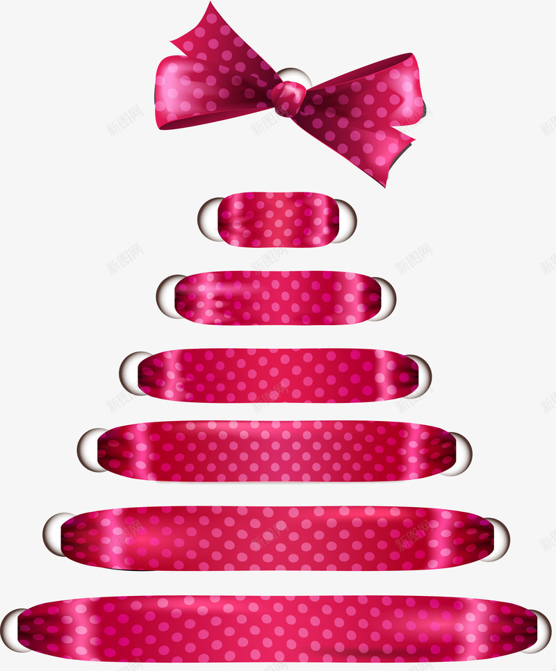紫色闪耀蝴蝶结圣诞树png免抠素材_88icon https://88icon.com 冬日树木 圣诞快乐 圣诞树 圣诞节 装饰图案 鞋带圣诞树