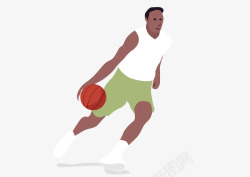 篮球三步投篮动作素材