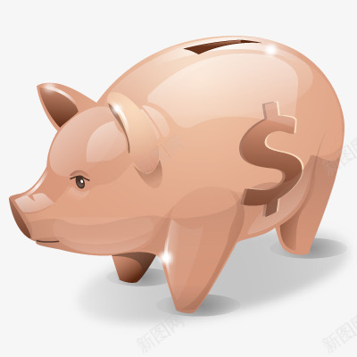 小猪银行Supervista会计png免抠素材_88icon https://88icon.com bank piggy 小猪 银行