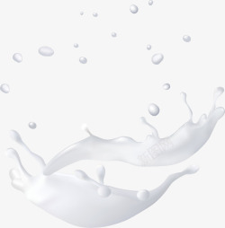 美味牛后腱美味白色牛奶高清图片