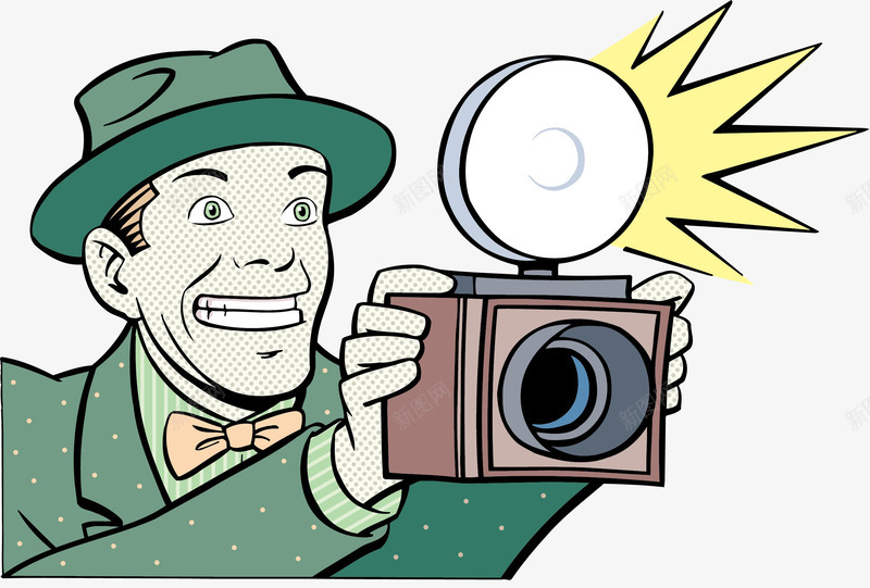 卡通摄像记者png免抠素材_88icon https://88icon.com EPS 卡通 卡通人物 摄像 男人 相机 西装 记者