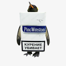 企鹅香烟合成效果元素素材