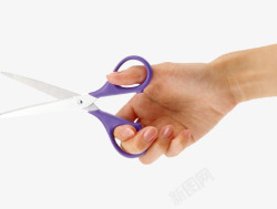 理发剪剪刀剪子握着剪子的手高清图片