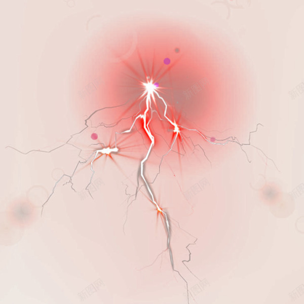 雷击型炫光png免抠素材_88icon https://88icon.com 光感 光效 异影 炫光 雷电