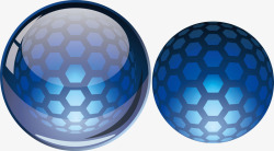 杯中立体球卡通几何漂浮小球物理小球高清图片