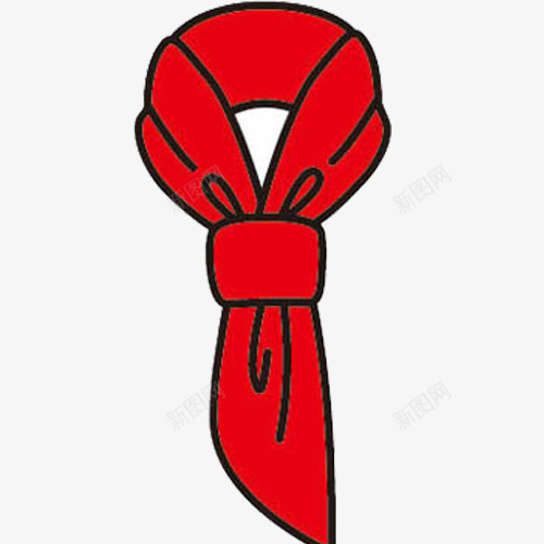 红色漂浮物png免抠素材_88icon https://88icon.com 彩带 漂浮物 红色 红色漂浮物 红领巾 色彩 领巾 领带 飘带 鲜艳