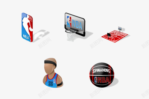 篮球运动图案png免抠素材_88icon https://88icon.com NBA 球场 篮球