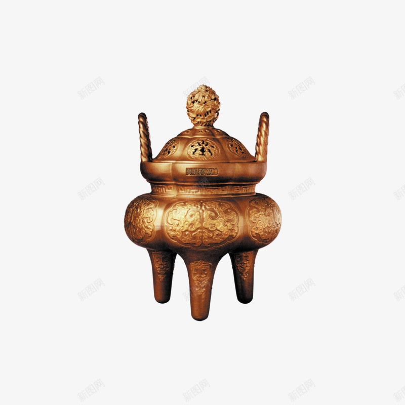 居家用品png免抠素材_88icon https://88icon.com 中国风 居家用品 装饰摆设 香炉 鼎