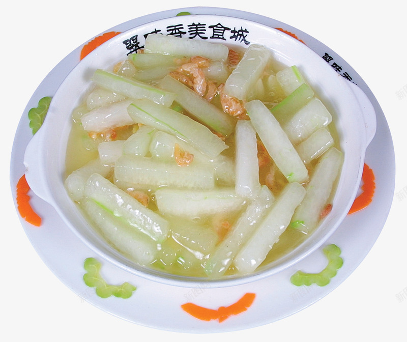 海米冬瓜png免抠素材_88icon https://88icon.com 产品实物 冬瓜 美食 菜品 菜品图片 食物 餐饮