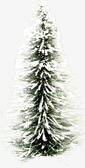 冬日雪景大树装饰素材