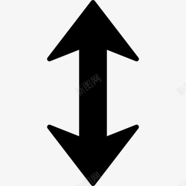 计算机这种向上或向下的双箭头符号图标图标