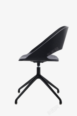 黑色金属休息椅素材