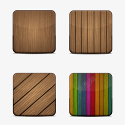 木质方形木板素材