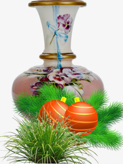 家庭装饰物美丽的花瓶高清图片