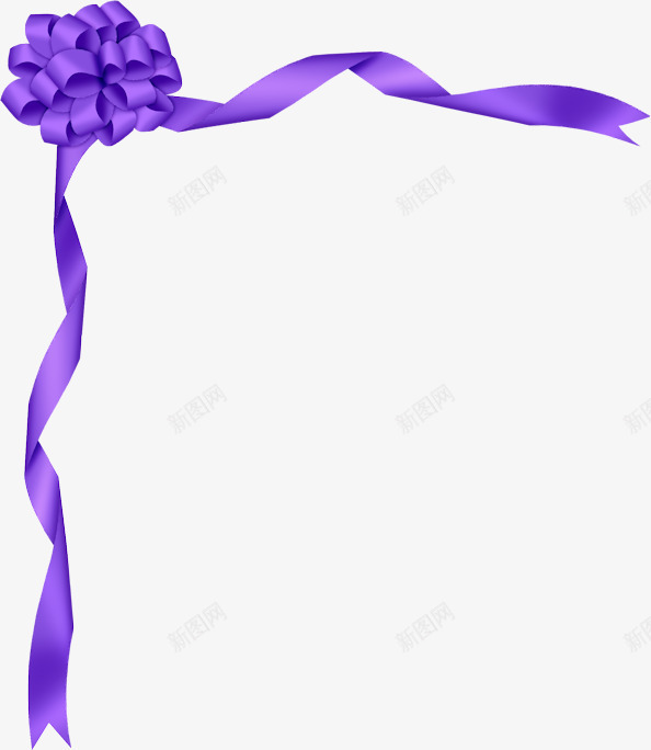 紫色彩带漂浮png免抠素材_88icon https://88icon.com png 彩带 漂浮 紫色