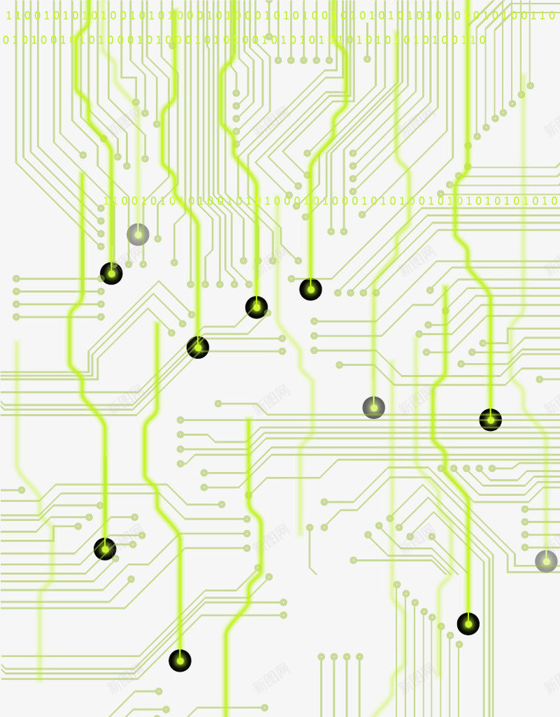 绿色电路板png免抠素材_88icon https://88icon.com 接线图 电子元件 电子元件图 电子科技 电线图 电路图 电路板 电路板贴图 科技 科技感线条 科技电路图 绿色
