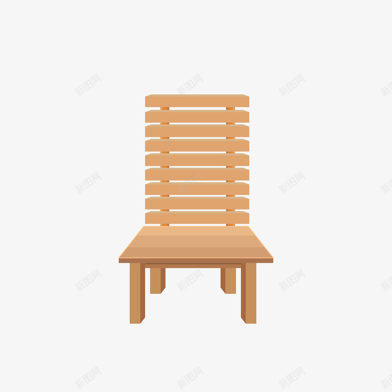 卡通木椅子png免抠素材_88icon https://88icon.com 卡通 实木家具 室内家具 家具 家具矢量图 家具装饰 木椅子