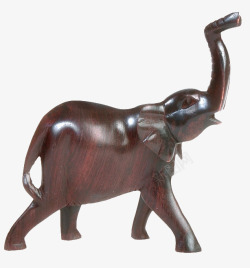 泰国木质大象纪念品素材