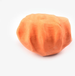 橙黄色橡皮泥玩具模型素材