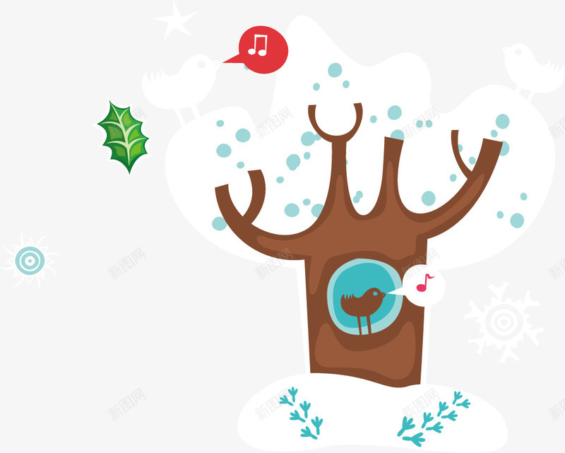彩绘圣诞节装饰元素png免抠素材_88icon https://88icon.com merrychristmas 圣诞树 圣诞节元素