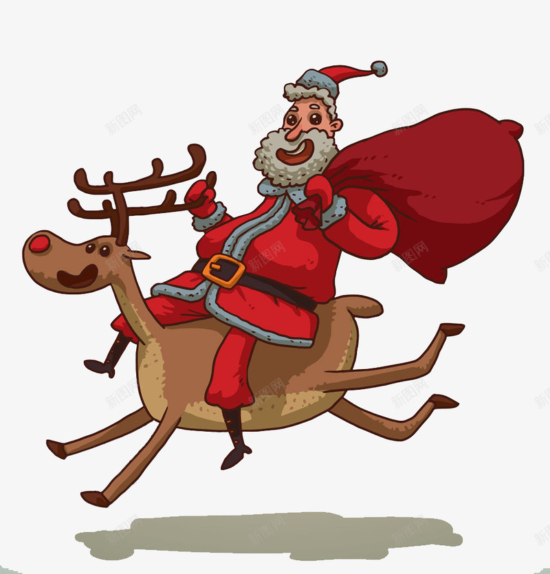 骑着麋鹿的圣诞老人png免抠素材_88icon https://88icon.com 动物 卡通圣诞老人 可爱圣诞老人 圣诞 圣诞老人 圣诞节 奔跑的麋鹿 红色圣诞老人 红色圣诞节 送礼的老人 麋鹿