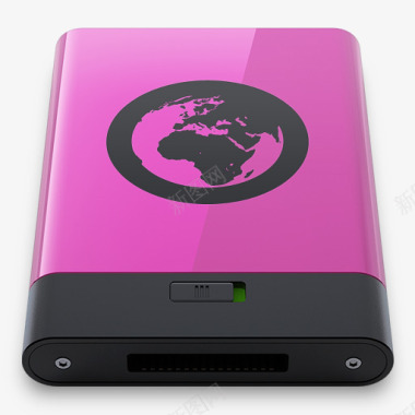 粉红色的服务器B图标图标