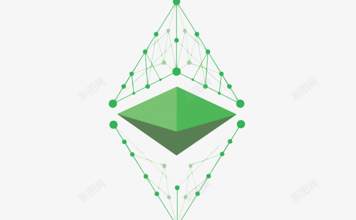 绿色网状结构图png免抠素材_88icon https://88icon.com 思维图 点状 环保图 结构图 绿色 网状