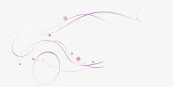 女神带子紫色线条矢量图高清图片