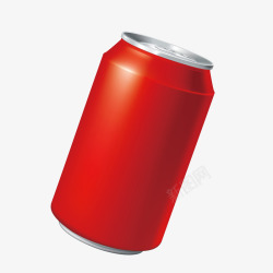 红色罐装饮料图案素材