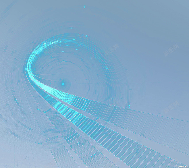科技商务背景png免抠素材_88icon https://88icon.com 动感 商务 炫彩 荧光 蓝色