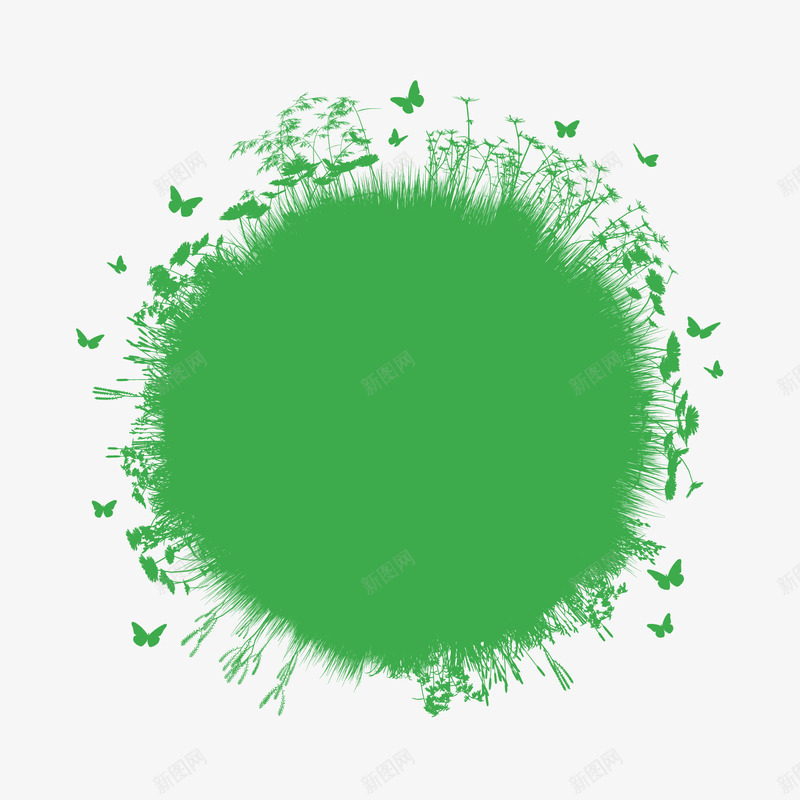 绿色对话框矢量图ai免抠素材_88icon https://88icon.com 剪影 对话框 环保 绿色 矢量图