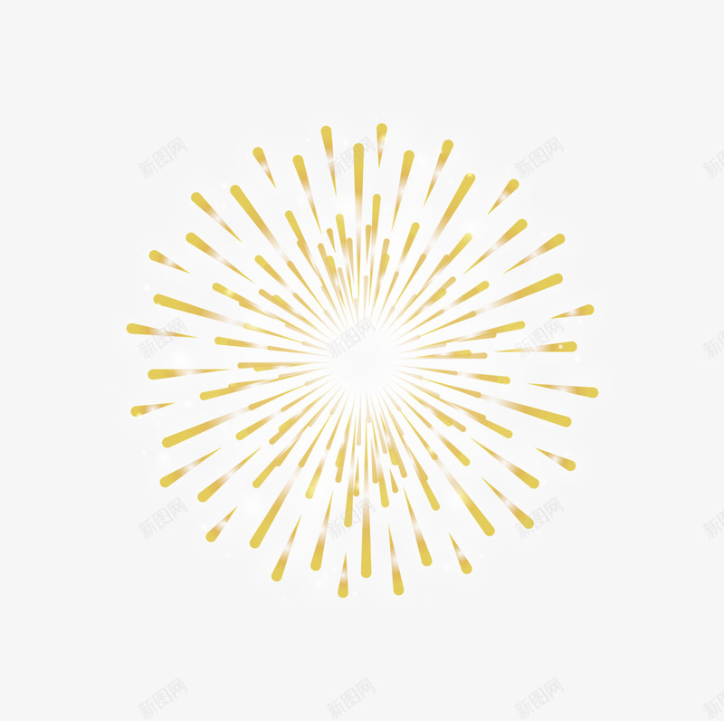 春节黄色绽放的烟花png免抠素材_88icon https://88icon.com 新春烟花 春节烟花 烟花爆竹 礼花 绽放的烟花 黄色烟花