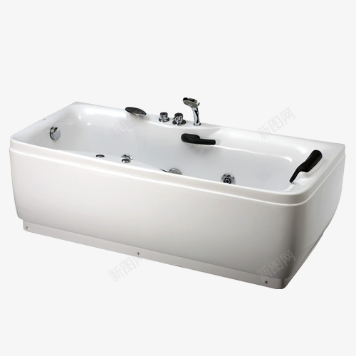 浴缸png免抠素材_88icon https://88icon.com 浴室用品 浴缸 淘宝 电商 白色 简约
