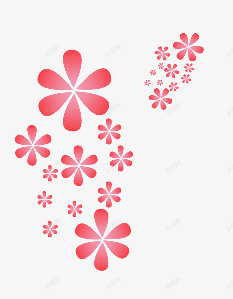 漂浮唯美粉色花瓣png免抠素材_88icon https://88icon.com 粉嫩 粉色花瓣 装饰图案 贴墙花案图案